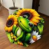 1PC frog sunflower Umbrella-8-Rib Reinforced Portable Folding Travel Suitable for All Seasons Outdoor Daily Use-H0354