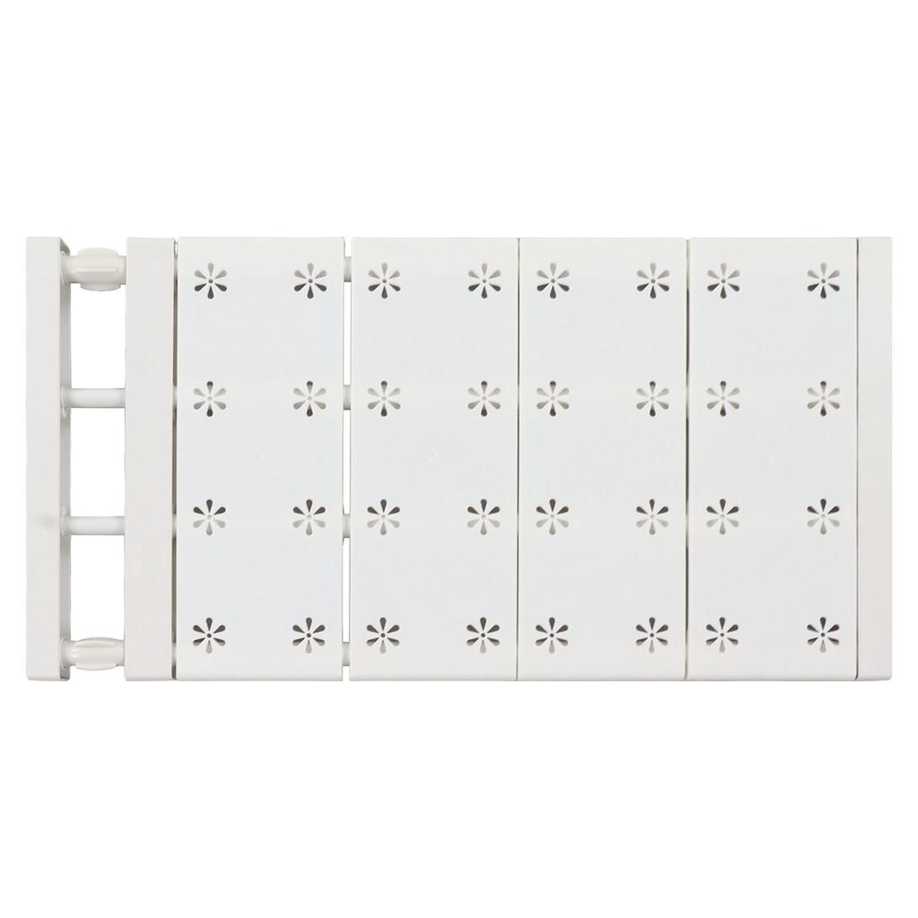 Wardrobe Partition Board Storage Extendable Rod Space Saving Layered Partition Board for Cabinet