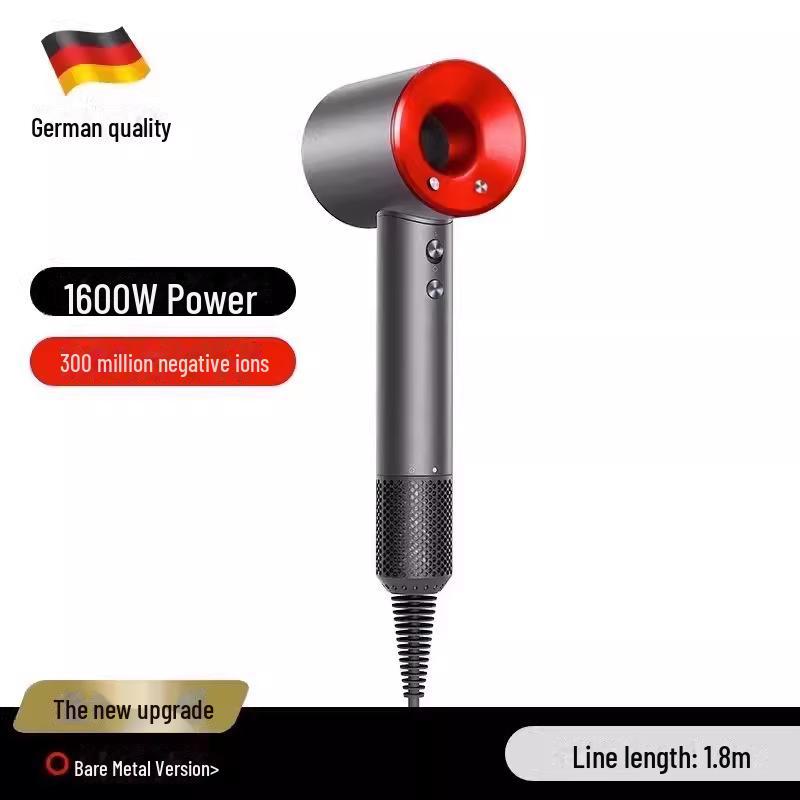 High-Speed Leafless Hair Dryer with Negative Ion Technology for Home Salon Care