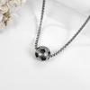Soccer Silver Soccer Ball Soccer Chain Soccer Gift Necklace, 925, Accessory, Necklace, Men's, Women's, Goods,