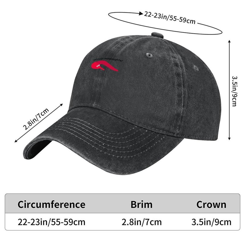 2026 Criminal Worm On A String Meme Vehicular Manslaughter Baseball Cap Designer Cap Golf Tactical Cap Man Women's