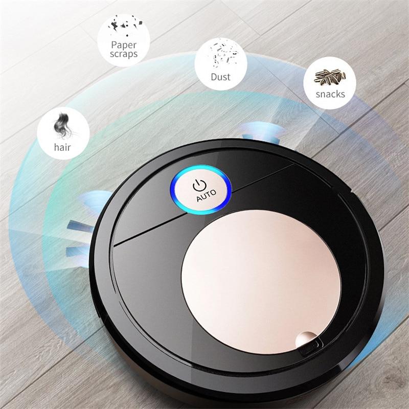 Wireless Robot Vacuum Cleaner Powerful Powerful Intelligent Vacuum Cleaner 3000mA For Home Hard Flooring Carpet | Filmmakers
