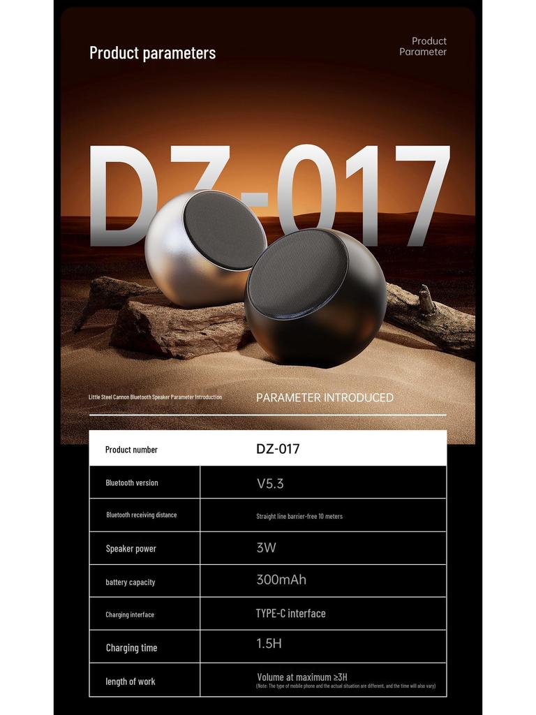 Ultra-Mini Bluetooth Speaker with Series Connection, Heavy Bass, Perfect for Parties, Climbing, and Office Use