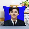 Funda de cojín Ji Chang wook Lavable Lino comodidad Suave para Sofá Cama Acogedor Hogar Decoración de Habitación