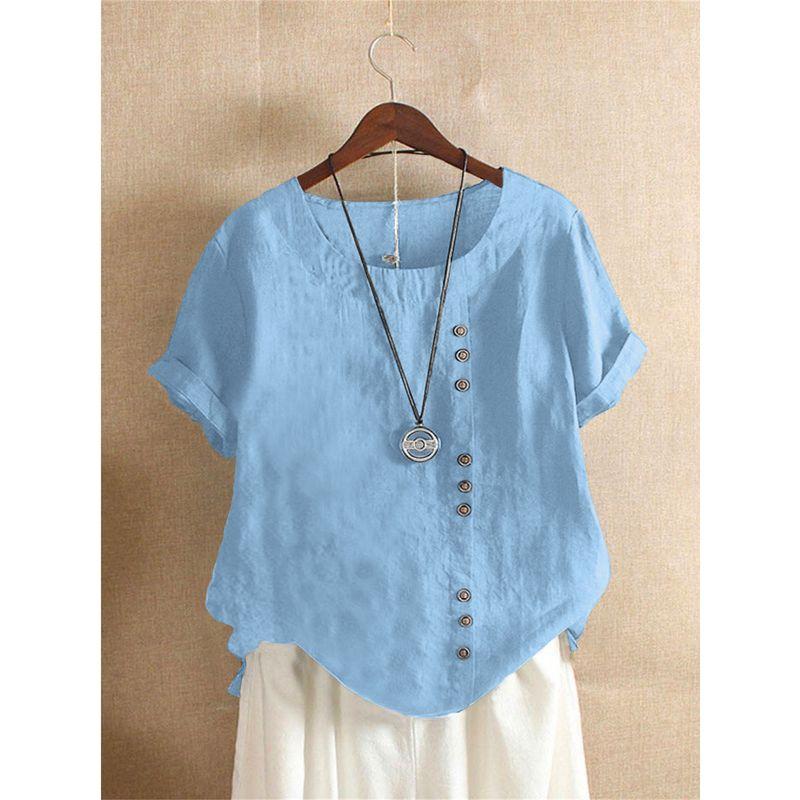Casual Loose Short Sleeved T-shirt for Women Casual Loose Short Sleeves T-shirt