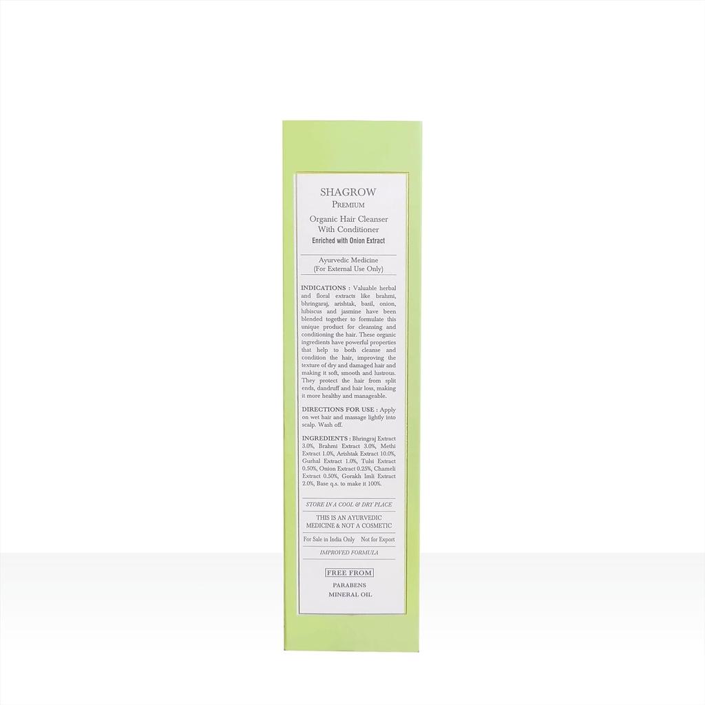 Shahnaz Husain Shagrow Premium Olejek do Włosów 200 ml Opakowanie 1 Ziołowa Odżywka Odżywcza do Skóry Głowy Dla Włosów Suchych i Zniszczonych Blask