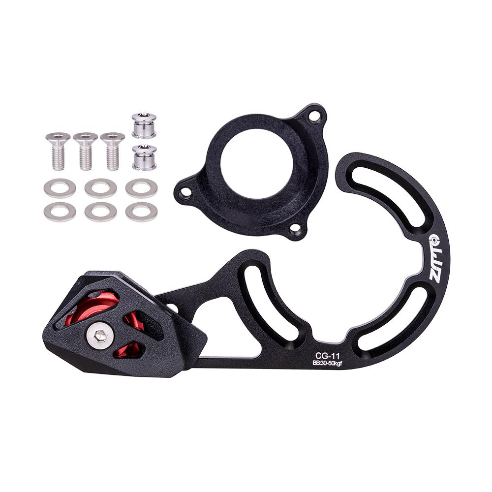 ZTTO MTB Bicycle Single Chain Guide Chain Protector CNC Wheel Pulley Stabilizer Drop Catcher BB Mount 1X System For FR DH AM