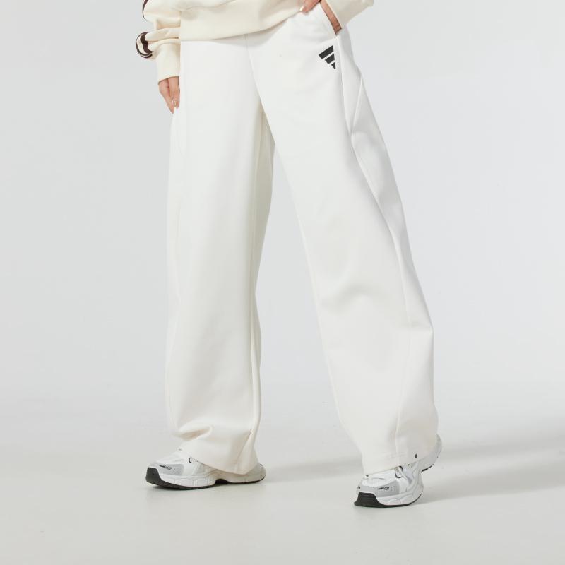 Adidas Comfortable Breathable Versatile Fashion Casual Pants Women Bottoms Pink White KA0720