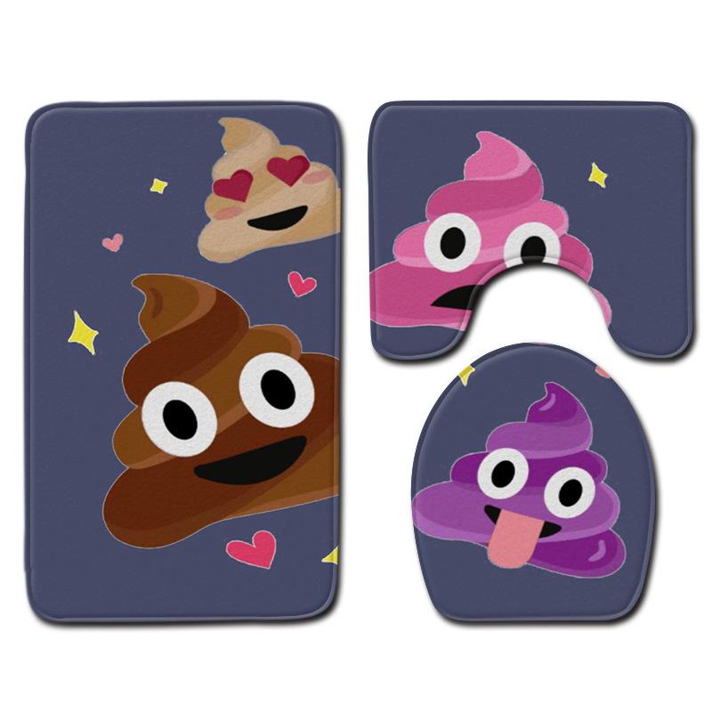 Animal Tree Print Bathroom Decorative Carpet Non-Slip Floor Mat Door Mat