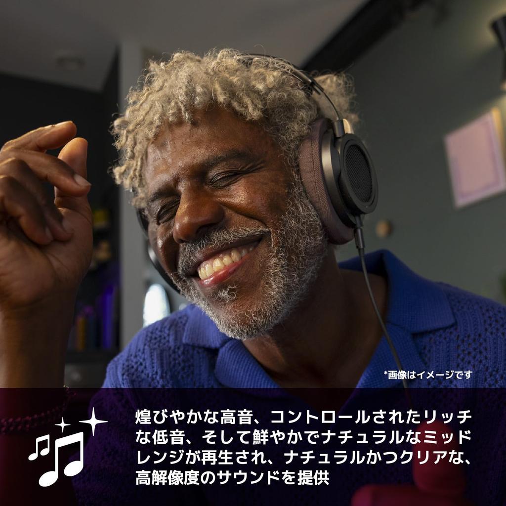 Philips SHP9500CY Open-Back Wired Headphones 70s Retro Design 50mm Drivers 12-35kHz Frequency Response 3.5mm Detachable Cable 1-Year