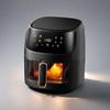6L Smart Air Fryer with Visual Touchscreen - Large Capacity Automatic Electric Fryer & Oven for French Fries