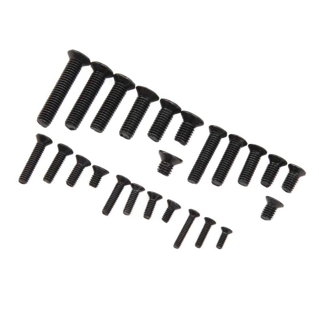 720 STÜCKE Laptop-Ersatzschrauben-Sortimentsset Schwarz Notebook-Computer-Reparatur Kohlenstoffstahlschraube