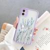 iPhone 16 Pro Max Floral Frosted Protective Case - Drop-proof, Full Coverage