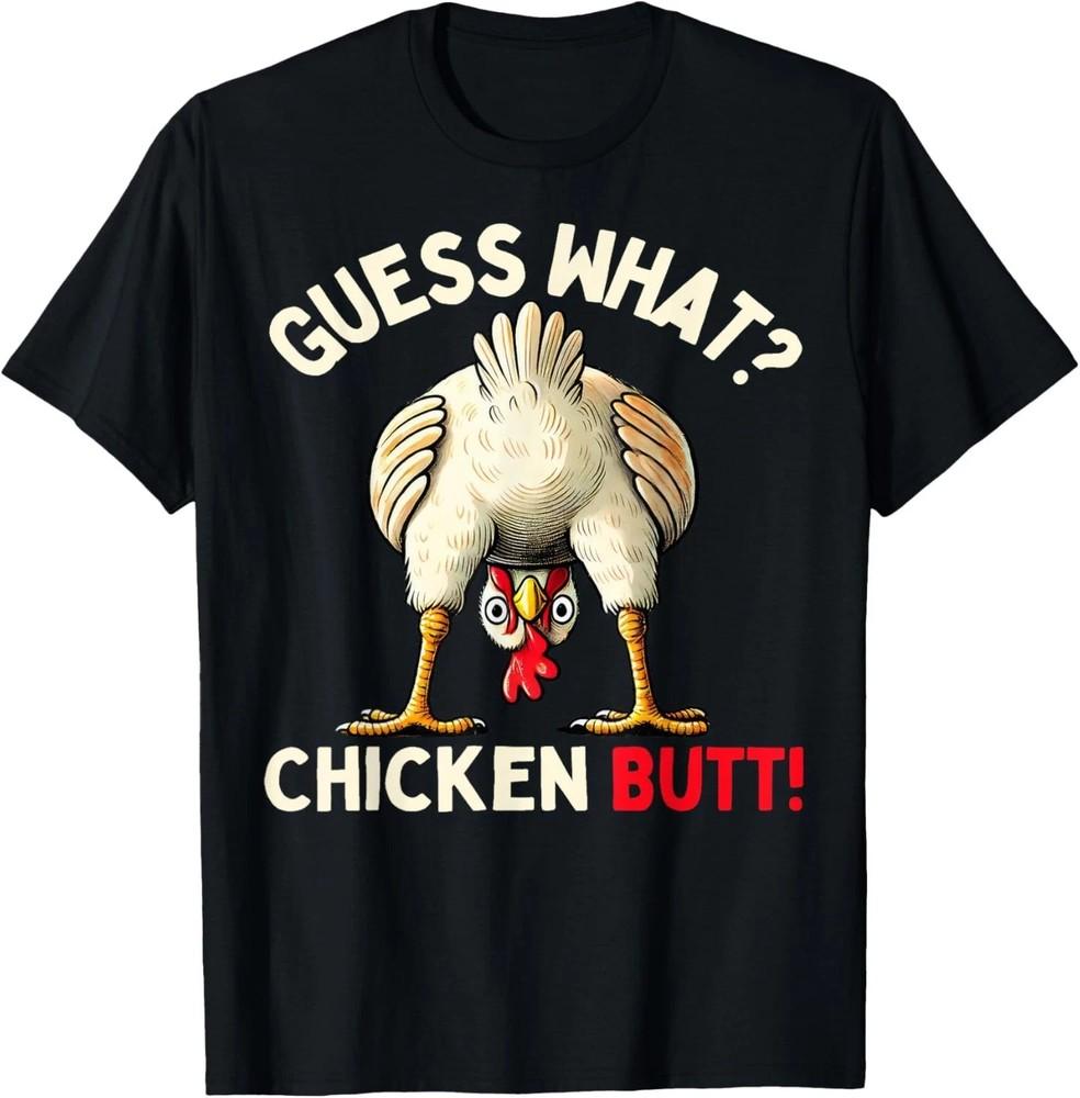 Funny Chicken Butt , Chicken Graphic Tee for Men Women, Unisex S-5XL Unisex T-Shirt M