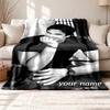 damon salvatore Customizable name outdoor blanket soft cozy and warm Multi-purpose office blanket outdoor camping and travel blanket all