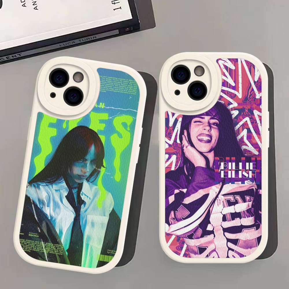 Pop Singer B-Billie Phone Case For IPhone 16 15 14 13 12 11 Pro Max Plus Leather Soft Cover