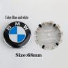 Exterior Durable Corrosion Resistant Wheel Hub Caps 56mm 68mm Waterproof Anti-Rust Rim Cover Emblems Auto Exterior  For BMW