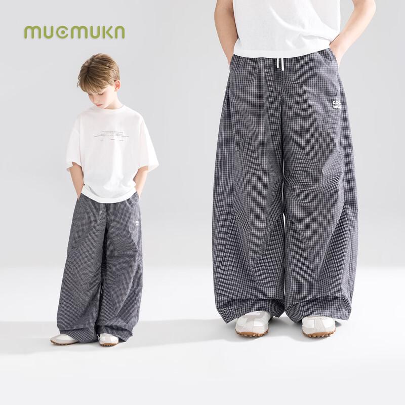 

Mucmukn Unisex Relaxed Fit Plaid Cotton Casual Pants 110