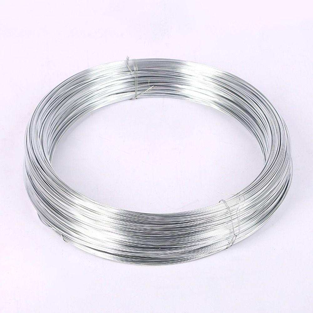 Solid Wire Galvanized Iron Wire Galvanized Hobby Wire Handmade Steel Wire Crafts DIY Projects
