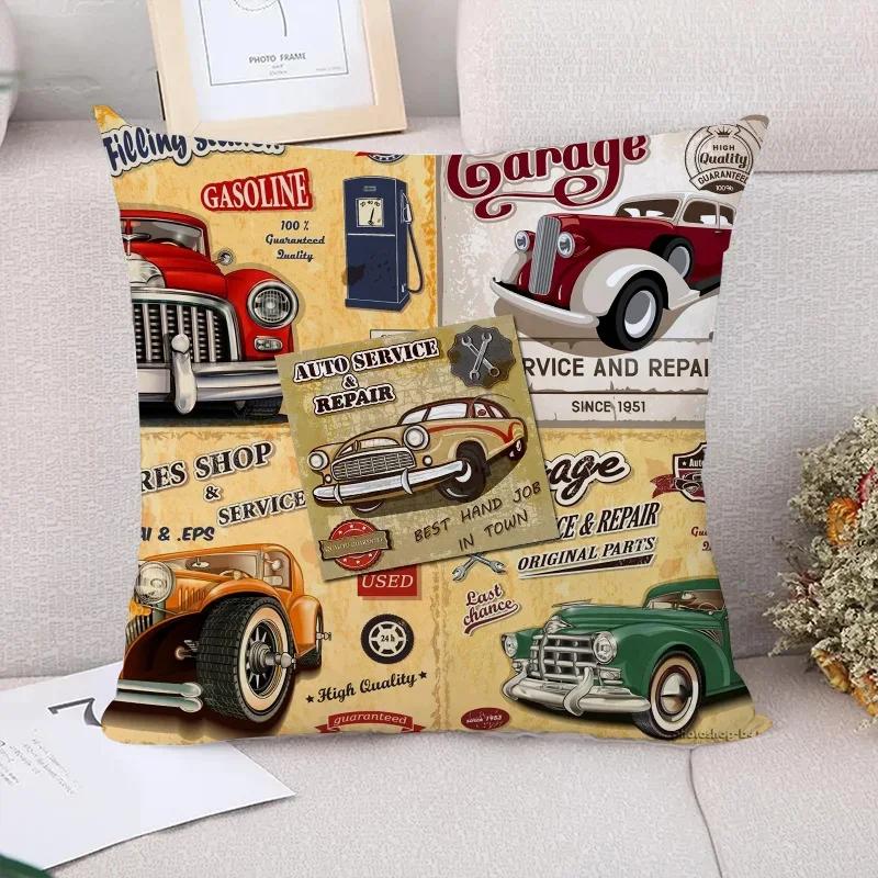 Highway Route  Decoration Living Room Decorative Pillowcase x Couch Pillows Cushion Cover x Cushions Covers Pillow Bed
