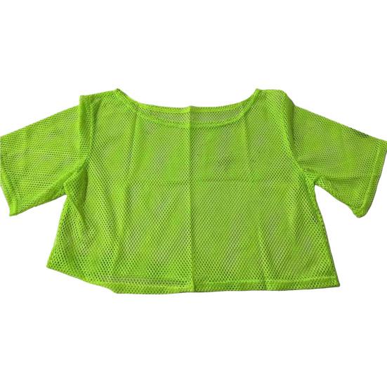 2 bucăți/set de acoperire pentru vestă, culoare solidă, cu mânecă scurtă, cu umăr, set de plasă pentru acoperire, cu gâtul în formă de O, vestă fără mâneci