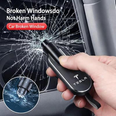 Car Safety Hammer Window Glass Breaker Escape Tool For Model 3 Model Y Coil SpaceX S Bonina Highland X Cybertruck Juguete