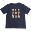 [Fine Plus] T-shirt Short Sleeve Super Mario Bros. Mario Dot Collection Retro Toy Character