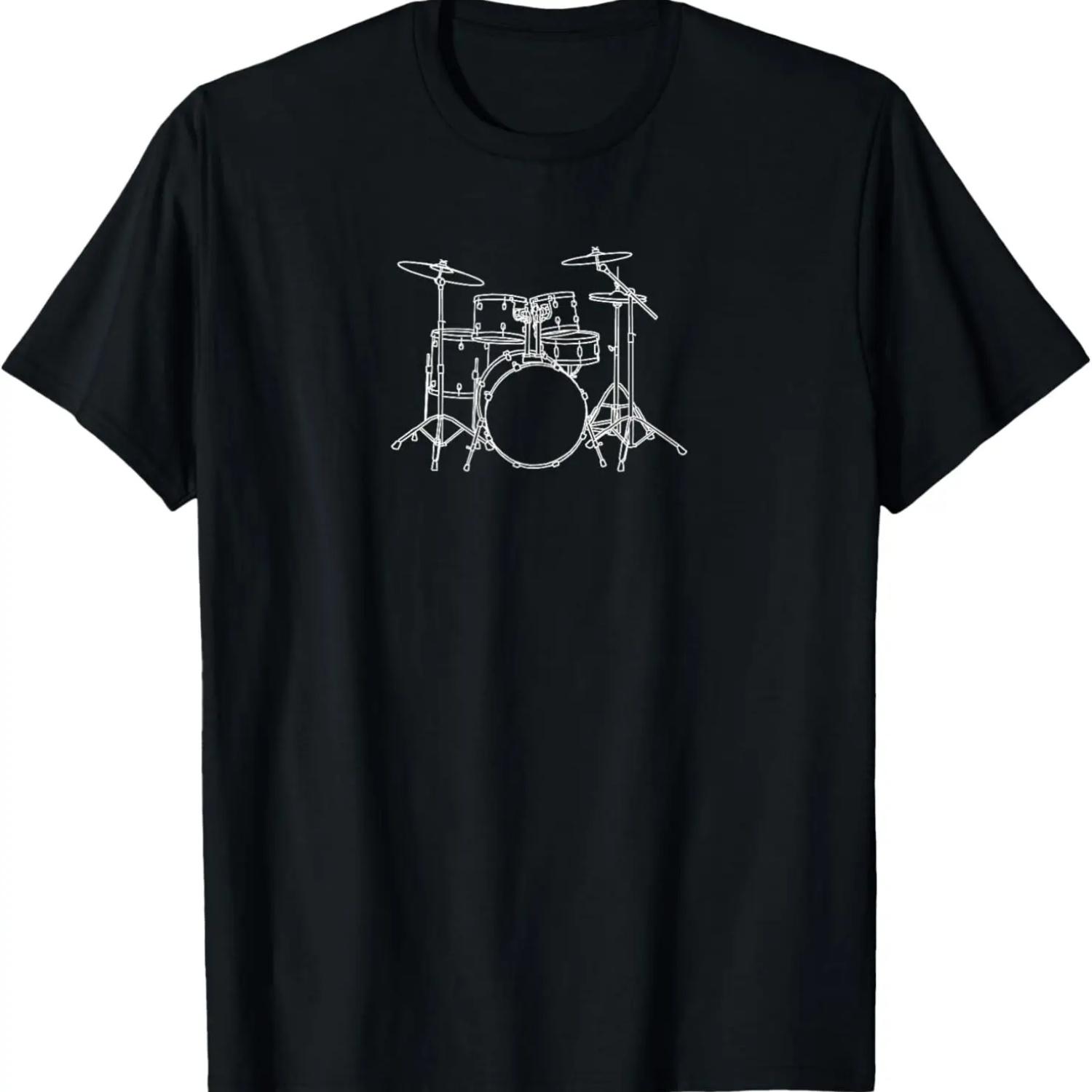 Drummer Vintage Drum Set T-Shirt S
