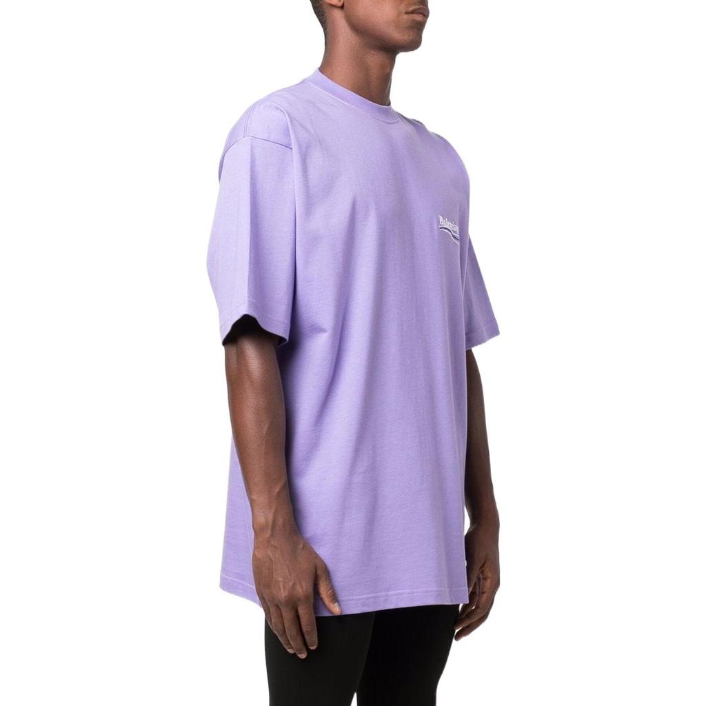Balenciaga Political Campaign Oversized Logo Print T shirt 641675TKVJ13072