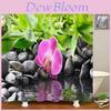 Luxurious Bamboo Waterfall Shower Curtain Waterproof Mildewproof For Elegant Bathrooms
