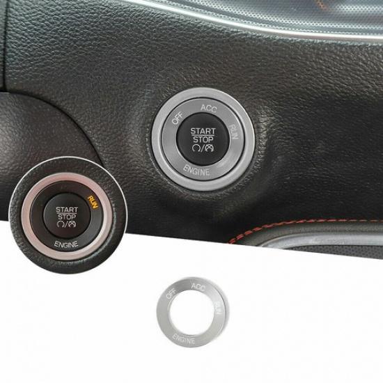Engine Start Stop Switch Knob Trim Cover Accessories For Dodge Durango 2014-