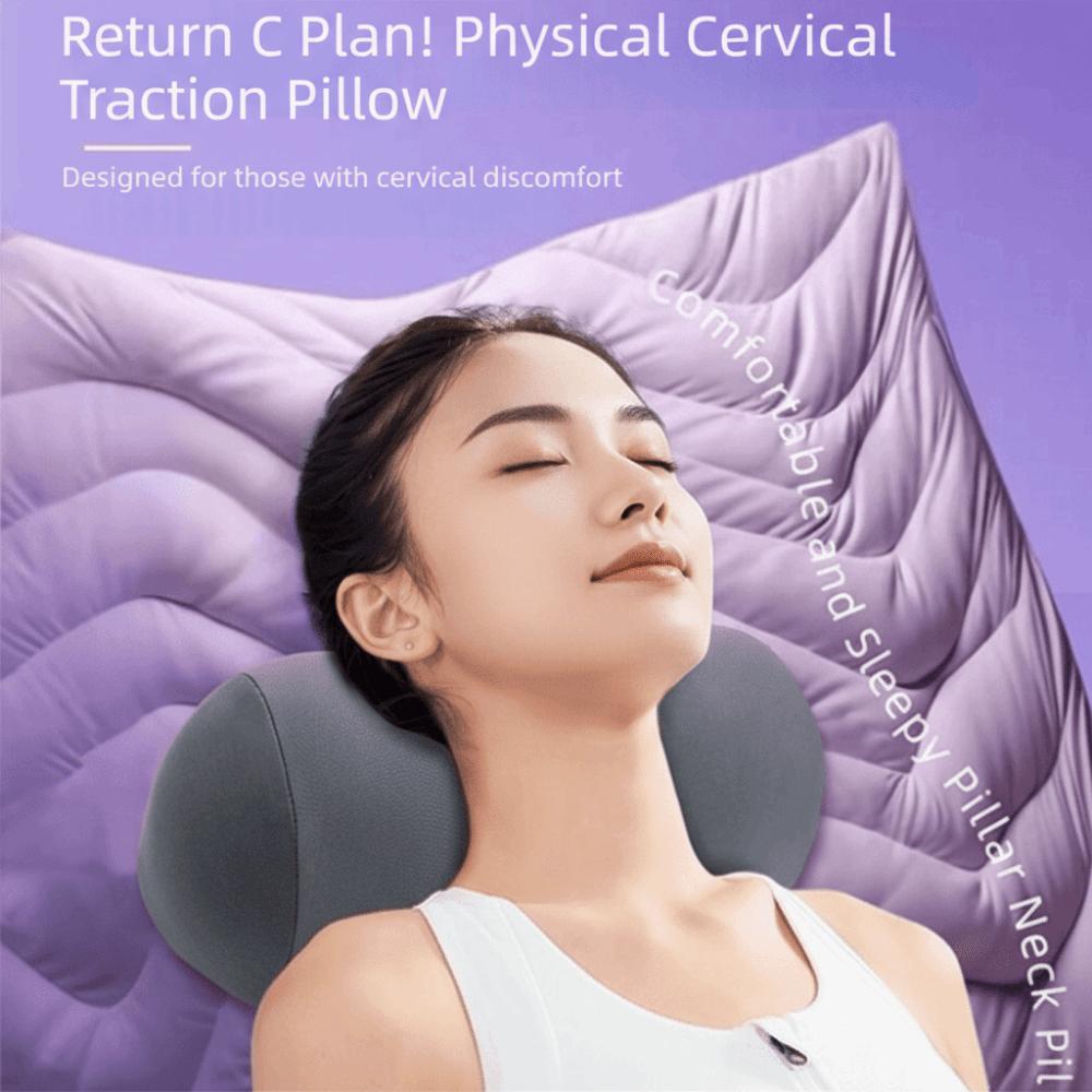 Ergonomic Support Cervical Pillow Breathable Sleeping Pillow Contour Support Pillow Home Sleeping