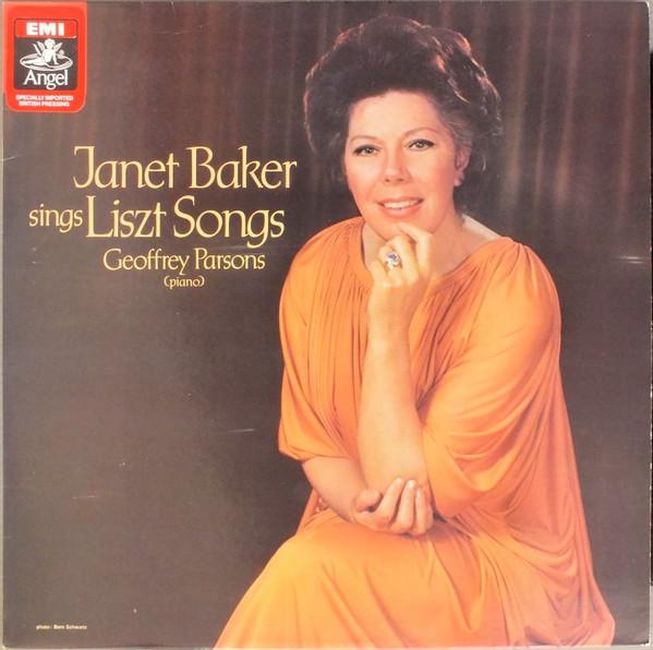 

LP Record FRANZ LISZT JANET BAKER GEOFFRE Janet Baker Sings Liszt Songs ASD3906 His Masters Vo 1980 UK Classical Used