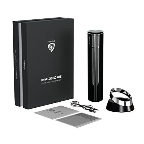 Tire-bouchon Électrique - Prestigio Maggiore - Noir Et Argent - Métal - 350 G