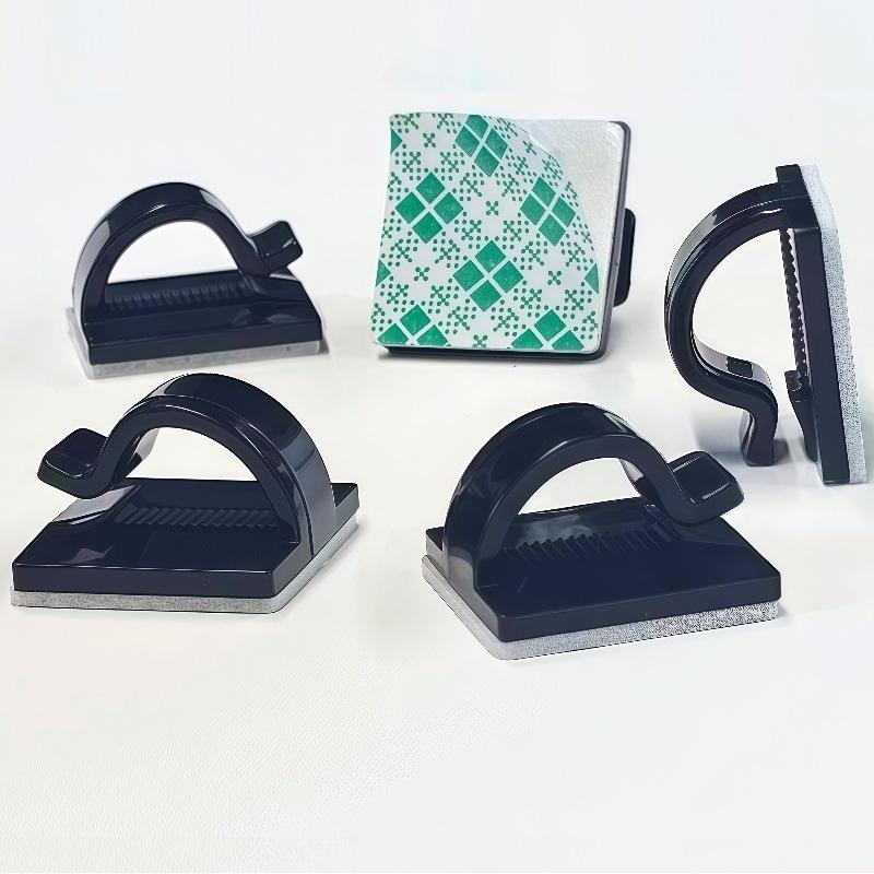 Transparent Self-Adhesive Cable Organizer Clip