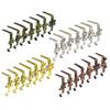 7Pcs/Set Christmas Stocking Hooks Mantel Xmas Stocking Holder Festive Stocking