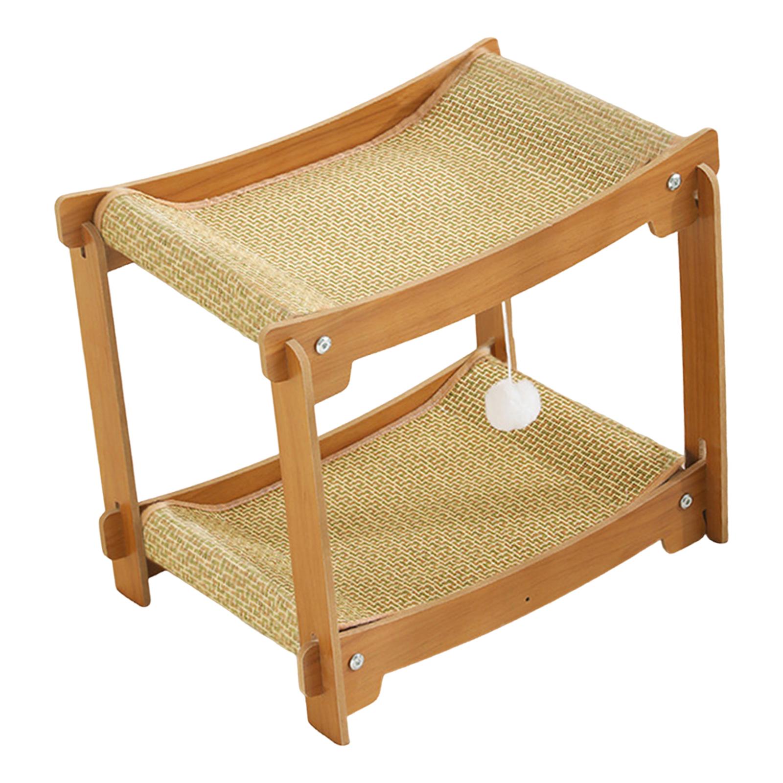 Cat Scratcher Bed, Double Layer Grinding Claw, Supplies, Stable, Prevents