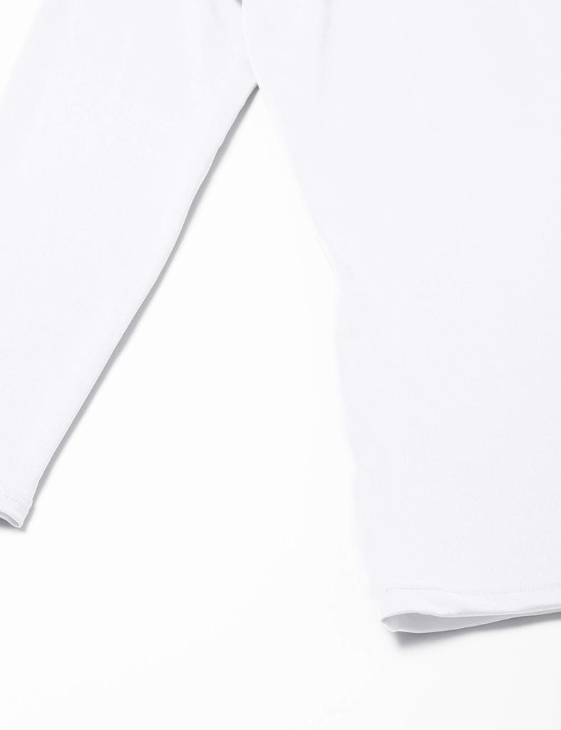 Mizuno Compression Dry Accelerator Bio Gear Training 2021 High Long UV White Size L Shirt, Men's Model, Neck, Sleeves, Moisture-Wicking, Quick-Drying,