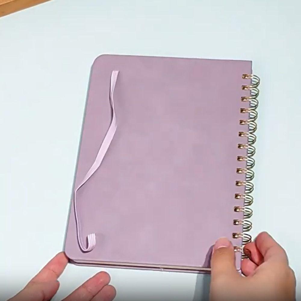 PU Leather Cover 2026 Weekly Monthly Planner A5 Daily Notebook Daily Planner Notepad  School