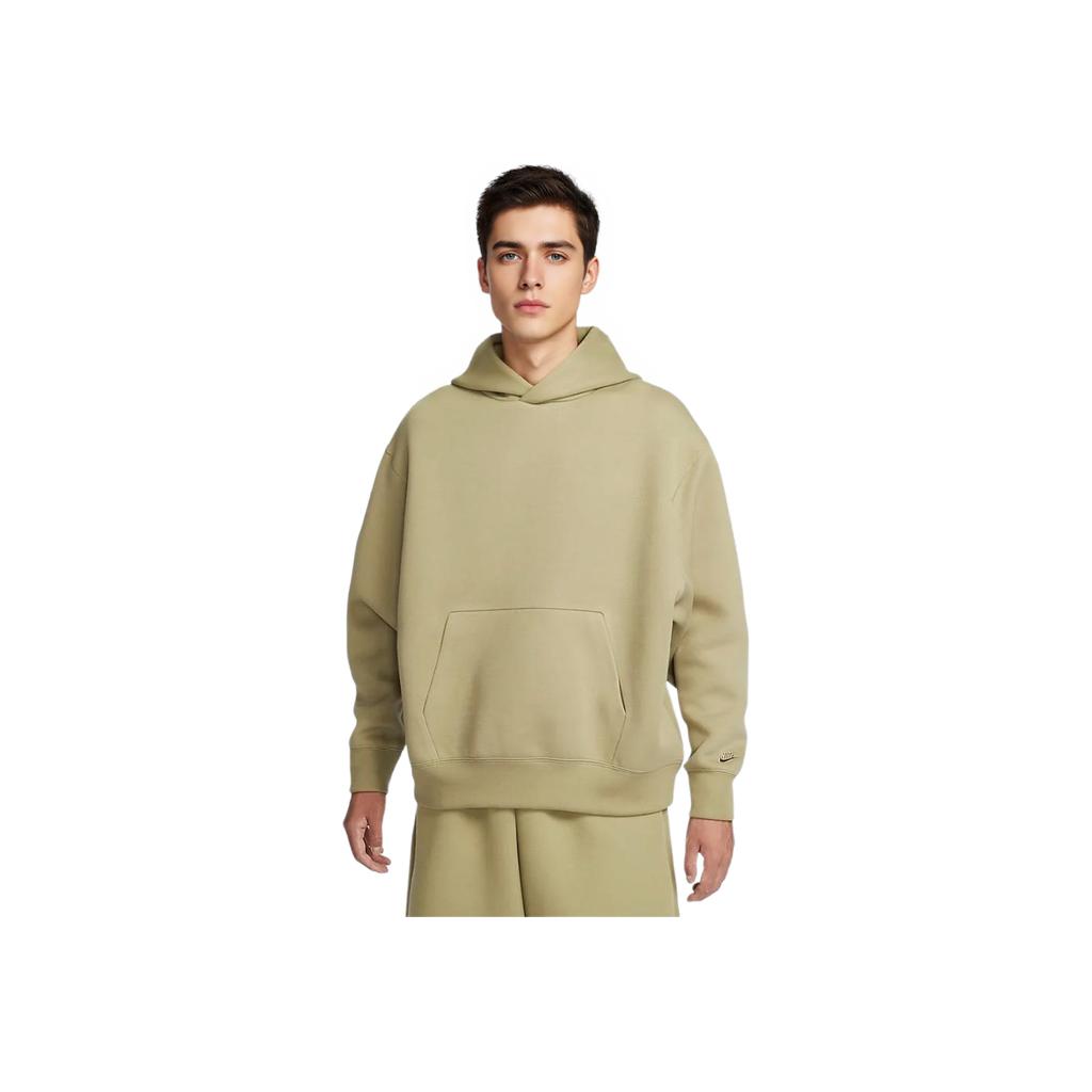 Nike Tech Reimagined Hooded Pullover Long Sleeve Sweatshirt Men Sweatshirt Olive-Green FZ0745276