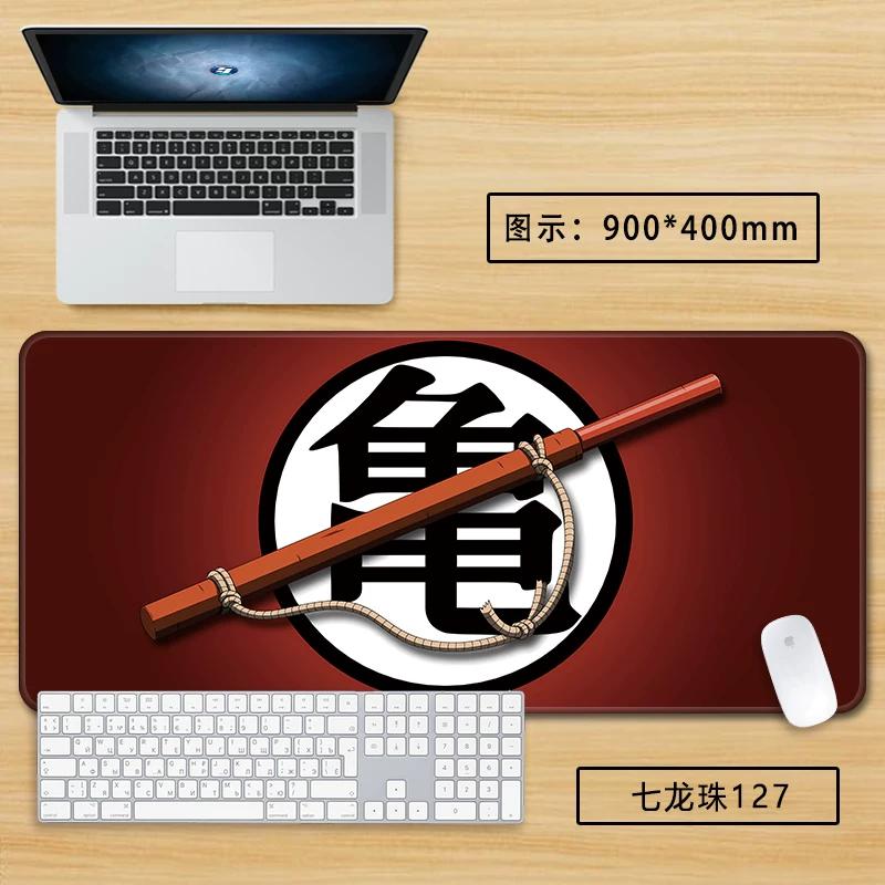 Neuer Schlichter Stil Son Goku Leder Mauspad Übergröße Animation Dragon Ball Kakarotto Kreative Computer Tastatur Büro Rutschfest Wasserdicht Tischmatte