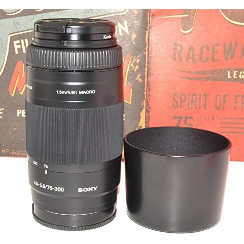 SONY Telephoto Zoom Lens 75-300mm F4.5-5.6 Full Size Compatible