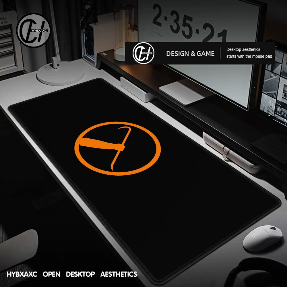 Alfombrilla de Ratón Half Life Gamer Mesa de Escritorio Juego de Mesa Oficina Trabajo Alfombrilla de Ratón XXL Antideslizante Portátil PC Accesorios de Escritorio Alfombra Gamer Esterilla de Mesa
