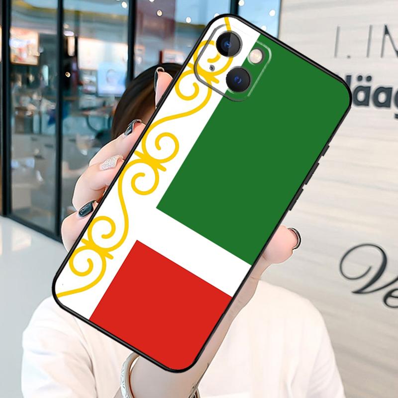Tschetschenische Flagge Handyhülle für iPhone 12 11 13 Pro Max 7 8 Plus Silikonhülle für iPhone XR X XS Max SE