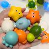 9pcs Educational Sea Creatures Bath Toys Set For Kids Ages 3-5 - Interactive Water Play, No Holes Design