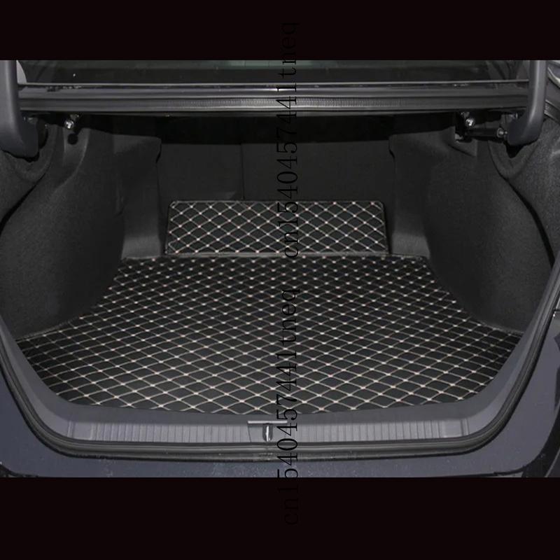 1pc Car PU Leather Trunk Mat Rear Liner Cargo For Toyota Avalon XX50 2018-Present Waterproof Carpet Tray Protector Accessoryy