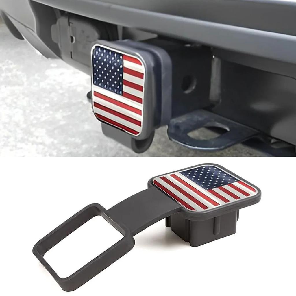 Trailer Hitch Cover Tube Plug Insert Plug Waterproof Tube Cap Protector Dustproof Trailer Hitch Cover Receiver Auto Square Plug