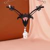 "Large Sexy Thong with Pearl Massage, Open Crotch, Easy Removal - European & American Style"