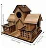 Waterproof Bird Feeding Birdhouse Hanging Bird Nesting Box Outdoor Birdhouse  Wild Birds Habitat