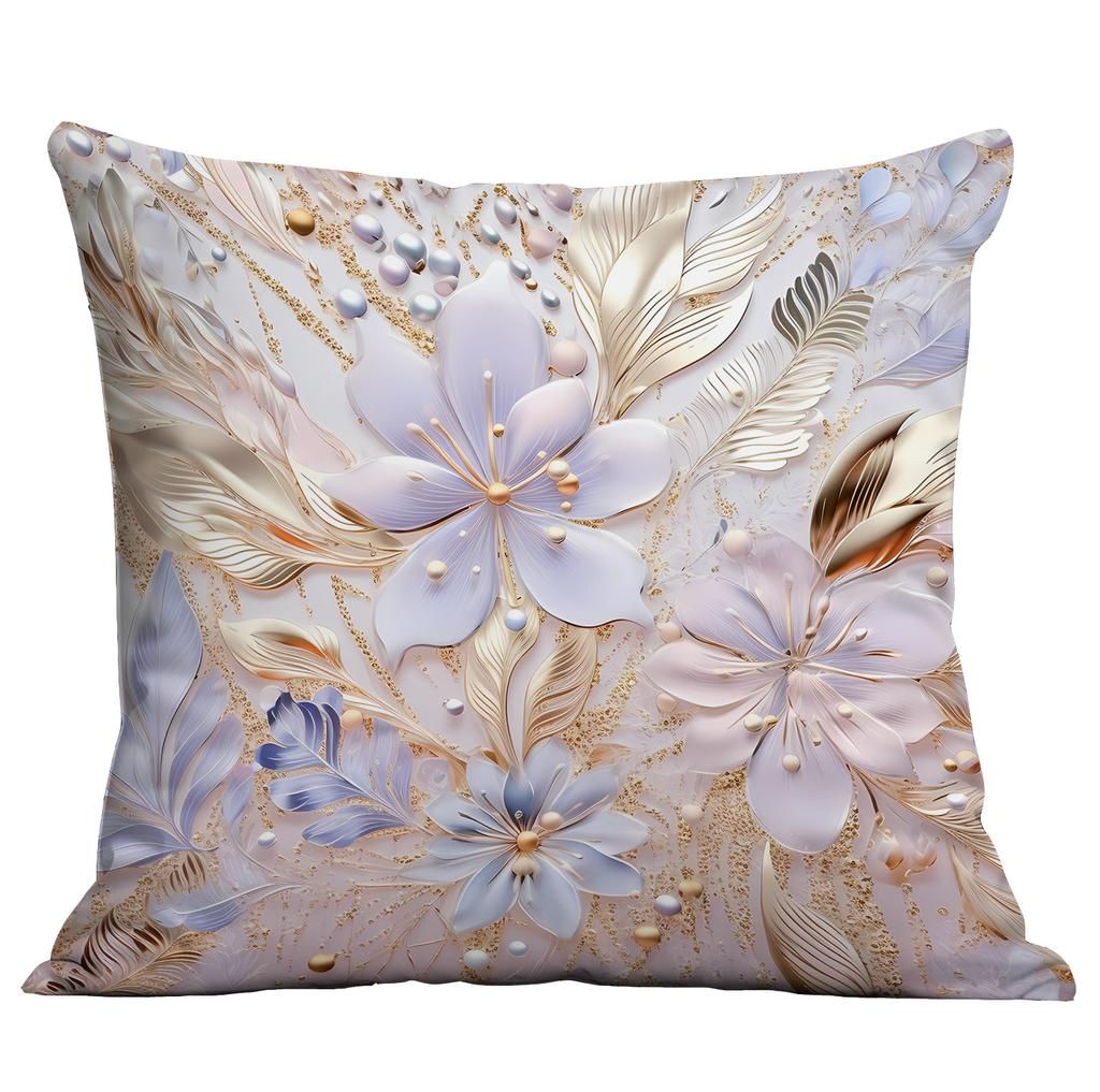 New Retro Imitation Three-dimensional Flower and Bird Pillowcase Home Living Room Sofa Cushion Pillowcase Decoration